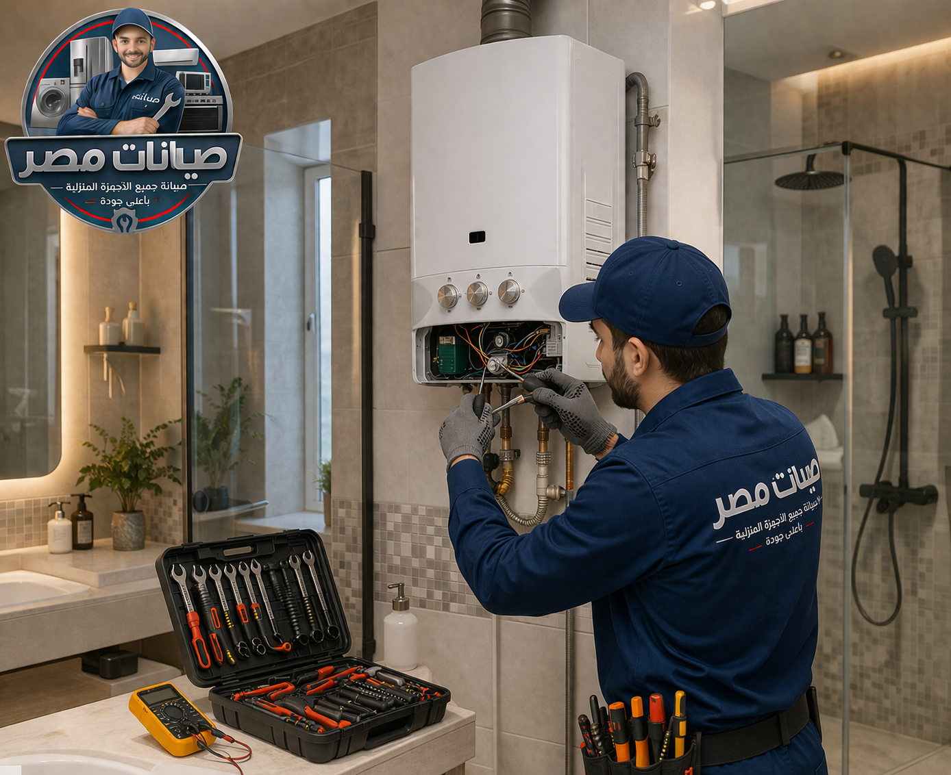 صيانة سخان غاز 01501005250