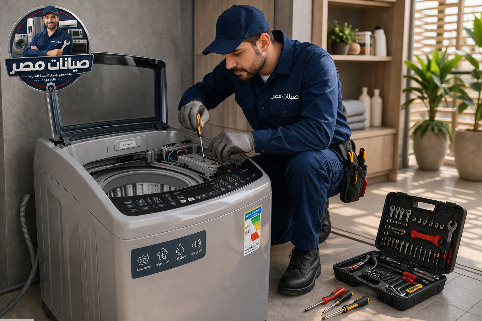 صيانة غسالة فوق اتوماتيك 01501005250